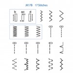 BROTHER/JK17B PORTABLE SEWING MACHINE